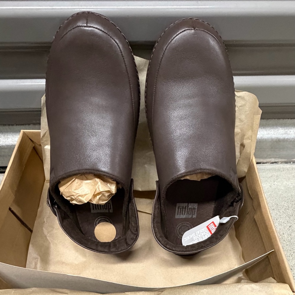 FitFlop Gogh Pro Superlight Clogs Chocolate Brown Women’s US 9 New Old Stock